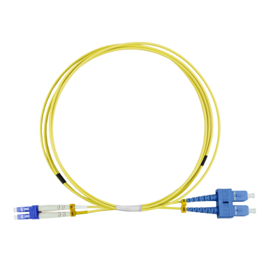 Коммутационный шнур оптический BNH FOC-D2-9-LC/UPC-SC/UPC-DC-1M-LSZH-YL