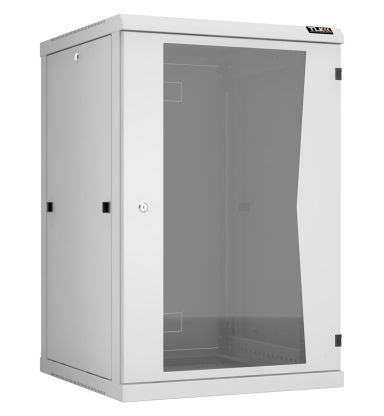 Шкаф телекоммуникационный настенный TLK TWC-186060-R-G-GY