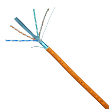 Кабель витая пара BNH, LSZH нг(A)-HF, F/UTP, кат. 6, одножильный, D 0,57, 305м, коробка, тип прокладки: внутренний, цвет: оранжевый