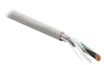 (Архив)Кабель многопарный Hyperline, U/UTP, 25 пар., кат. 3, Ø 13мм, LSZH, внутри зданий, цвет: серый
