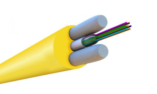 Кабель волоконно-оптический Hyperline FO-STFR-IN-9-4-LSZH-YL