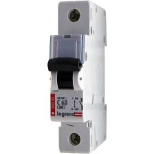 Автоматический выключатель Legrand DX3, 1 модуль, C класс, 1P, 63А, 16кА, (LEG.409120)