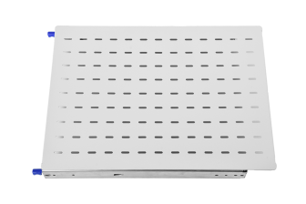 Полка Elbox EMS-RBH, выдвижная, 89х512х695 мм (ВхШхГ), для шкафов EMS, кронштейн, цвет: серый