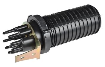 (Архив)Кросс-муфта оптическая Связьстройдеталь МКО-Г3/A, тупиковая, 8 SC, 1 х КТ-3645, 488 мм Г, Ø 215, цвет: чёрный