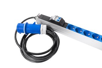 Блок распределения питания Rem Rem-32, 3м, IEC C19 х4, Schuko, IEC С13 х24, 1863х45х60 мм(ВхШхГ), 32А, 1ф, подкл IEC 309 32A P+N+E, автомат + индикато