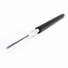 Кабель ВО Hyperline FO-ST-OUT Loose tube,  4хОВ, SMF-28 9/125, PE, Ø 7,3мм, снаружи зданий, небронированный, цвет: чёрный