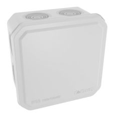 Распределительная коробка DKC Express, на стену, для кабелей, 100х100х50 мм (ВхШхГ), модулей: 10, цвет: серый, (пластик, ip55) 