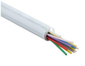 (Архив)Кабель ВО Hyperline DPE-IN Tight Buffer, 12хОВ, , LSZH, Ø 8,5мм, бухта, цвет: белый, тип волокна (G657.А1)