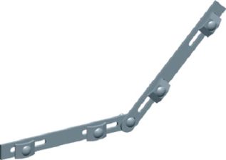 Фиксатор Lanmaster, сталь, горячий цинк, прямой Ф3.5-6.0мм