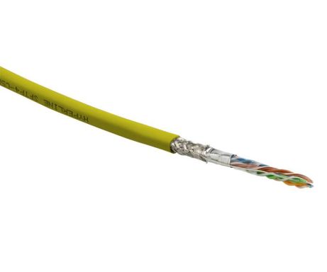 Кабель витая пара Hyperline SFUTP4-C5E-S24-IN-LSZH-YL-305