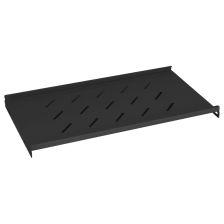Полка Cabeus, 19", 1U, 35х495х300 мм (ВхШхГ), для настенных шкафов глубиной 450мм, цвет: чёрный