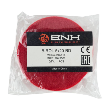 Лента липучая BNH B-ROL-5x20-RD
