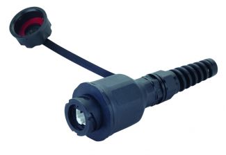 Модуль соединительный Eurolan, industrial, 1хRJ45, IDC 110, кат. 6A, неэкр., цвет: чёрный
