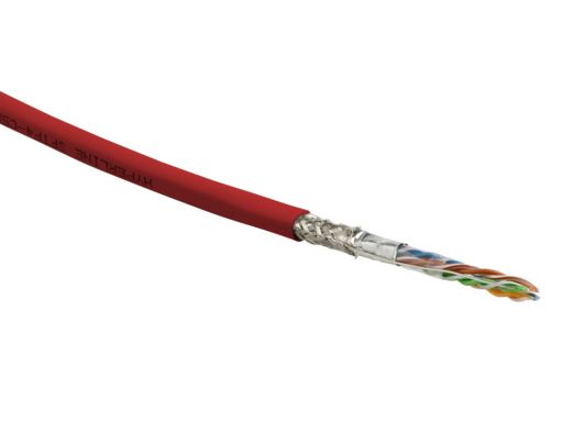 Кабель витая пара Hyperline SFUTP4-C5E-S24-IN-LSZH-RD-305