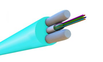 Кабель ВО Hyperline FO-STFR-IN Loose tube,  2хОВ, OM3 50/125, LSZH, Ø 4,2мм, внутри зданий, небронированный, цвет: бирюзовый