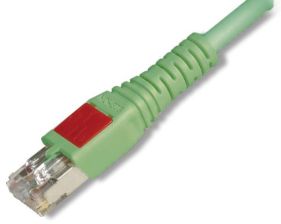 Шнур комм. Siemon Z-MAX, кат. 6A, неэкр., U/UTP, RJ45/RJ45, CMG, 1.5м, зелёный, с защелкой «тяни-толкай»