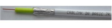 (Архив)Кабель коаксиальный Cablink DG EXTREME 7HD TRS, PVC, двухслойный экран (100% + 70%), 75 +/-3 Ом, бухта, 250 м, d , цвет: белый