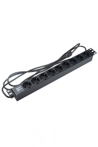 Блок распределения питания Hyperline SHE19-9SH-2.5IEC