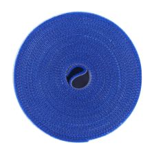 Лента липучая BNH, 16х5000 мм (ШхД), материал: полиамид тканное плетение, цвет: голубой