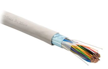 (Архив)Кабель многопарный Hyperline, F/UTP, 50 пар., кат. 3, Ø 15мм, LSZH, внутри зданий, цвет: серый