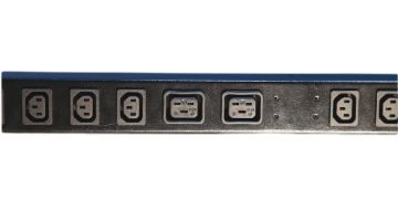 Блок силовых розеток Eurolan, IEC 60320 С13 х 20, IEC 60320 С19 х 4, вход IEC 60309, шнур 3 м, 1 592мм 32А, чёрный