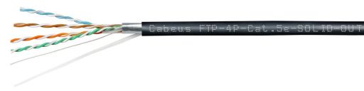 Кабель витая пара Cabeus FTP-4P-Cat.5e-SOLID-OUT-LSZH-UV-100