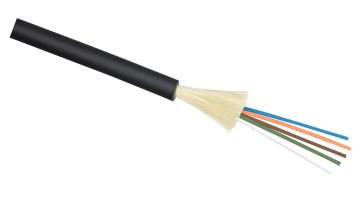 (Архив)Кабель ВО Cabeus Tight Buffer, 4хОВ, OM1 62,5/125, LSZH, Ø 5мм, цвет: чёрный