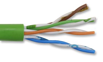 Кабель витая пара Legrand LCS2, PVC, U/UTP, кат. 5е, проводник Ø 0,51мм, 305м, бухта, тип прокладки: внутри зданий, цвет: зелёный