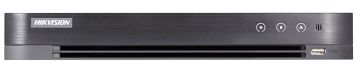 Видеорегистратор HIKVISION, каналов: 4, H.265+/H.265/H.264+/H.264, 2x HDD, звук Да, порты: HDMI, 2x USB, VGA, CVBS, память: 16 ТБ, питание: DC12V