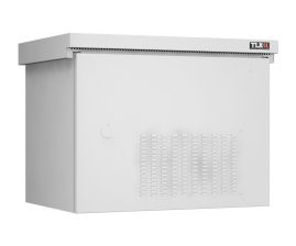 Шкаф уличный всепогодный укомплектованный настенный TLK Climatic II, IP55, 9U, корпус: металл, 615х821х566 мм (ВхШхГ), цвет: серый