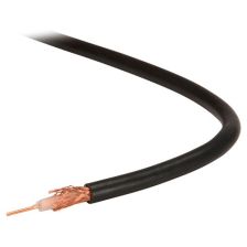 Кабель коаксиальный Belden RG-58, PVC, однослойный экран +80%, 52 Ом, d 4,9, цвет: чёрный