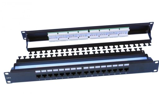 Коммутационная патч-панель Hyperline PP3-19-16-8P8C-C6-110D
