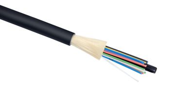 Кабель ВО Cabeus Tight Buffer,  16хОВ, OS2 G.652, LSZH, Ø 7,8мм, универсальный, цвет: чёрный