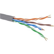 Кабель витая пара DKC, нг(А)-HF, U/UTP, кат. 5е, проводник Ø 0,51мм, 305м, коробка, тип прокладки: внутри зданий, цвет: серый