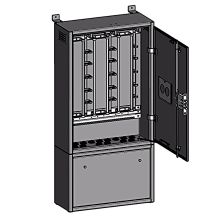 Шкаф распределительный Krone, 600 пар, 1250х500х1240 мм (ВхШхГ), (ШРП-2/600)