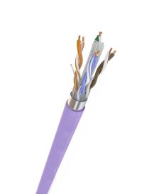 Кабель витая пара Siemon Premium, LSZH, F/UTP, кат. 6a, проводник Ø 0,57мм, 305м, бухта, тип прокладки: внутри зданий, цвет: фиолетовый, с разделителе