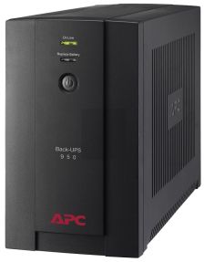 ИБП APC Back-UPS, 950ВА, шнур 1.2 метра, линейно-интерактивный, напольный, 130х336х215 (ШхГхВ), 230V,  однофазный, Ethernet, (BX950UI)