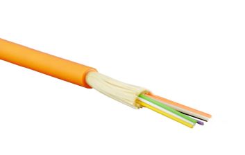 Кабель ВО Eurolan Micro-Bundle,  24хОВ, OM2 50/125, LSZH (нг(A)-HF), Ø 6,3мм, универсальный, диэлектрический, цвет: оранжевый, арамидные нити