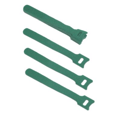 Стяжка кабельная на липучке Cabeus CLAMP-135-GN
