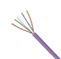 Кабель витая пара Siemon Premium, LSZH, U/UTP, кат. 6, проводник Ø 0,57мм, 305м, бухта, тип прокладки: внутри зданий, цвет: фиолетовый