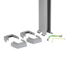 Колонна 2-х секционная Legrand Snap-On, 2700 мм В, цвет: алюминий, с крышкой из алюминия