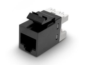 Модуль универсальный AMP, keystone, 1хRJ45, Toolless, кат. 5е, неэкр., 1 шт, цвет: чёрный