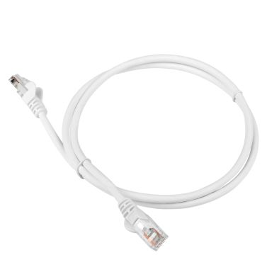 Шнур коммутационный Lanmaster LAN-PC45/U5E-1.0-WH