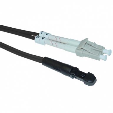 Коммутационный шнур оптический Hyperline FC-D2-50-LC/PR-MTRJM/PR-H-1M-LSZH-BK