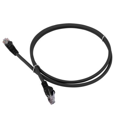 Шнур коммутационный Lanmaster LAN-PC45/U6-2.0-BK