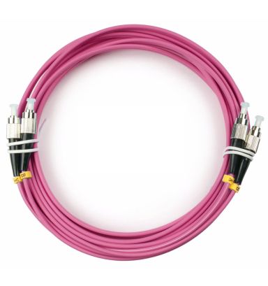 Коммутационный шнур оптический Cabeus FOP-50-OM4-FC-FC-5m