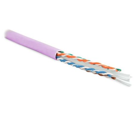 Кабель витая пара Hyperline UUTP4-C6-S23-IN-LSZH-PK-100