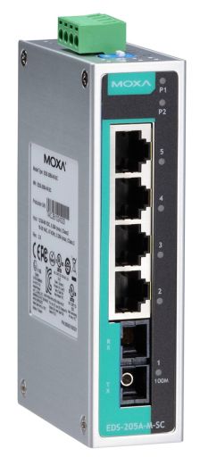 Коммутатор MOXA EDS-205A-S-SC