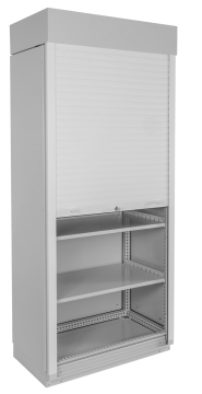 Корпус промышленного шкафа Elbox EMS, IP20, 2237х802х823 мм (ВхШхГ), дверь: роллета/рольставни, цвет: серый