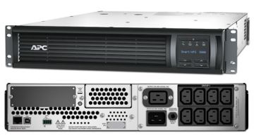 ИБП APC Smart-UPS, 3000ВА, линейно-интерактивный, в стойку, 483х660х89 (ШхГхВ), 230V, 2U,  однофазный, Ethernet, (SMT3000RMI2U)